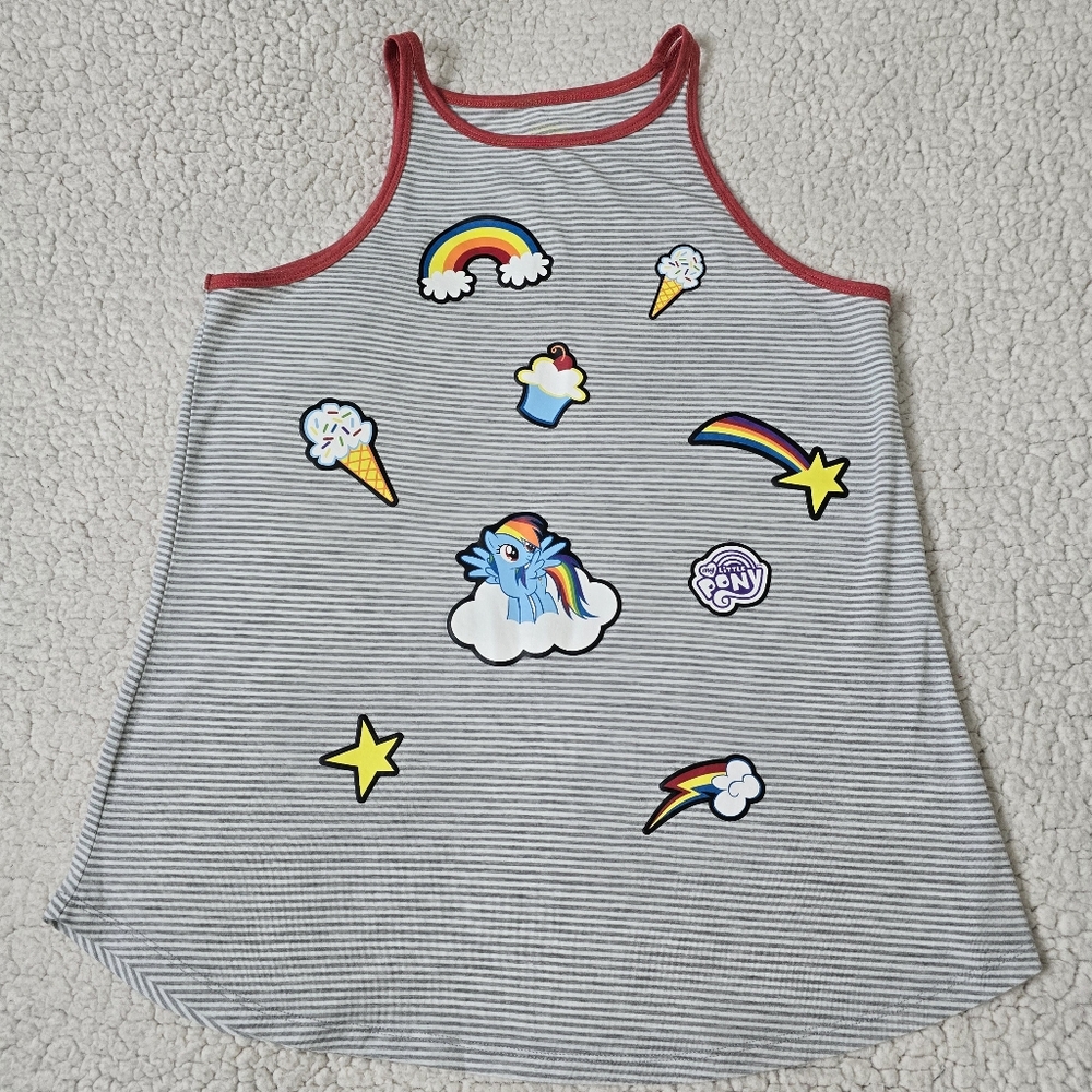 My Little Pony Girl's Striped Tank Top Size XL 14/16